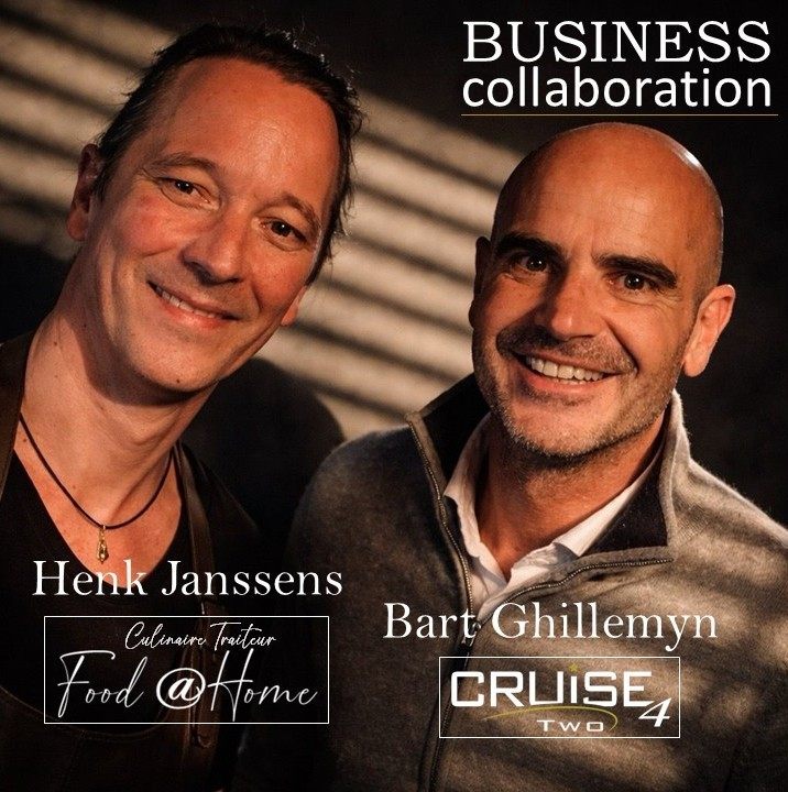 Henk Janssens van Food@Home en Bart Ghillemyn van Cruise 4 Two